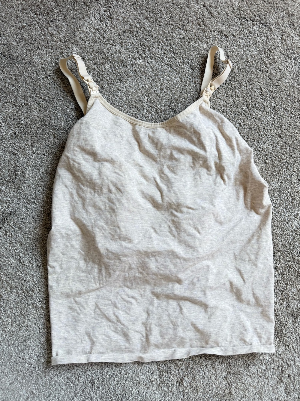 Kindred Bravely Sublime Nursing Tank Oatmeal Heather XL Busty
